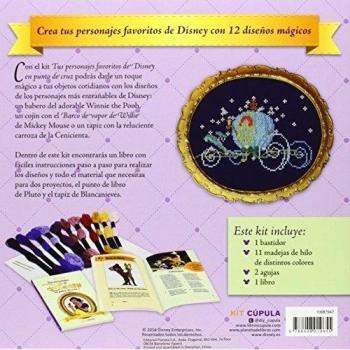 Kit Tus Personajes De Disney En Punto De Cruz