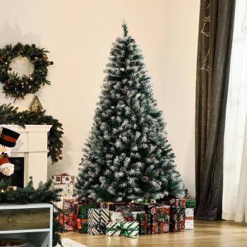 Ft Artificial Christmas Tree with Pine Cones