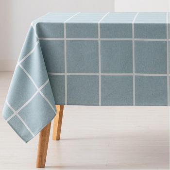 Capa de Mesa “Agua Marina” en Tela de Jacquard Resistente