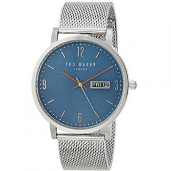 Ted Baker Herren-Armbanduhr Grand, Quarz, Edelstahl, silberfarben (TE15196013)