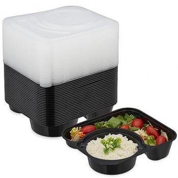 BPA-Free Plastic Meal Prep Containers Set of 24