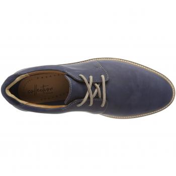 Clarks Herren Grandin Plain Derbys, Navy Leder, 44.5 EU