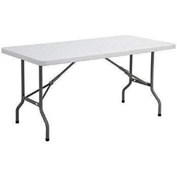 Bolero 152 cm White Folding Table