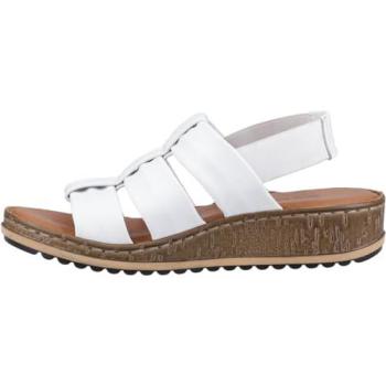 Eden Leather Wide Fit Women's Sandal (White)