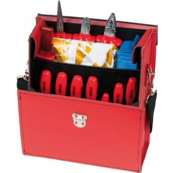 Set KS Tools 1000 V – 14 Herramientas Aisladas en Estuche de Cuero