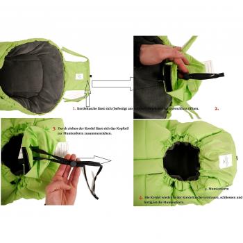 Kaiser Kids Footbag Jooy – Schwarzer/Anthrazit Farbmix