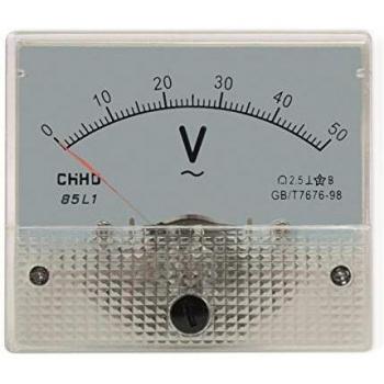 Einbau-Spannungsmesser, 0...50 V