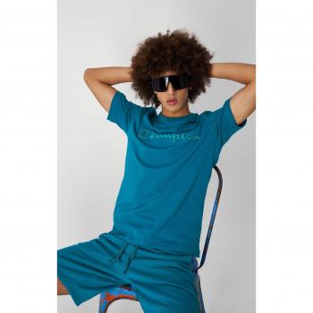 T-shirt Champion con grande logo ricamato e maniche corte