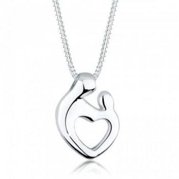 Cuore Infinito Elli – Collana Madre-Bambino Argento Sterling 925