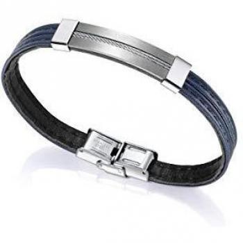 Pulsera de acero y piel Viceroy Magnum 75167P01013 para hombre