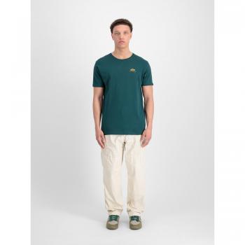 Alpha Industries Basic 2XL Green T-Shirt – Male Short Sleeve