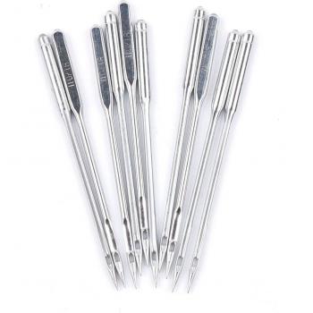 10pcs Sewing Machine Needles for Overlock (Sizes 75/11, 80/12, 90/14, 100/16, 110/18)