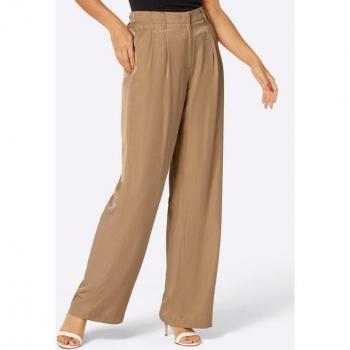 Pantalon élégant chamois