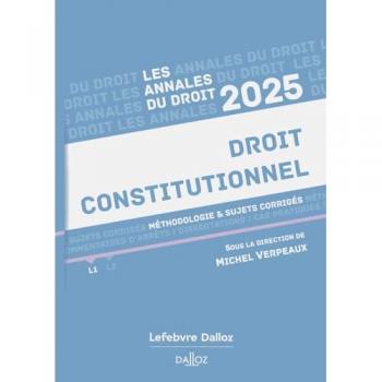 Annales Droit constitutionnel 2025