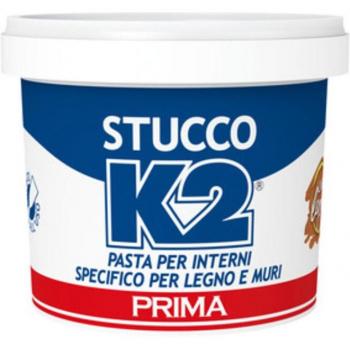 K2 Mastic Noyer Clair 500g Spatule et Brosse