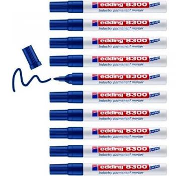Edding Permanentmarker 8300, blau, 10 Stück