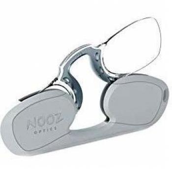 Nooz Reading Glasses Rettangolari in Argento +2,00