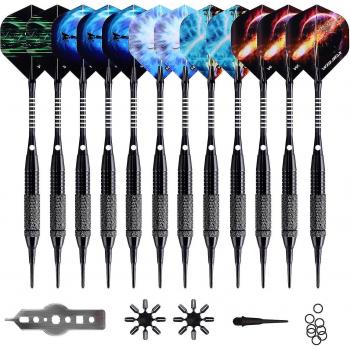 Kit complet de fléchettes 12 volts et protecteurs