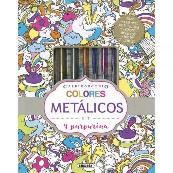 Libro de Colores Metálicos y Purpurina
