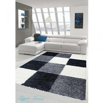 Alfombra Larga Pelo Lanuda 120x170 cm con Diseño Karo