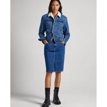 Nikita Falda de Denim con 5 Bolsillos