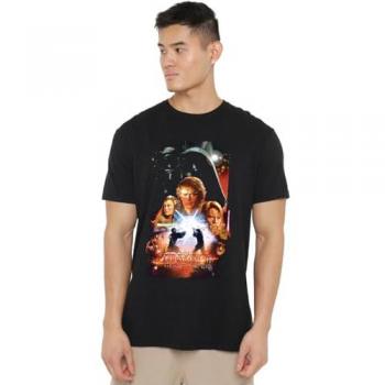 Tee-shirt Noir Star Wars Episode 3