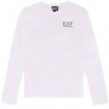 T-Shirt EA7 Enfant Blanc 8 ans