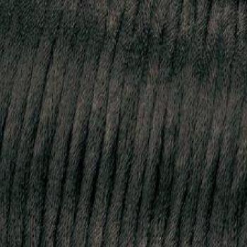 Kumihimo 6 m Cotton Waxed Cord 1 mm Black