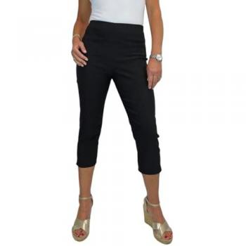 Slim Fit Elastic Cropped Trousers