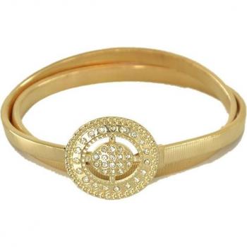 Women's Gold Shell Chain Waistband