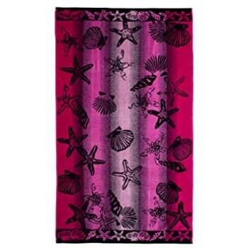 Biancheriaweb Telo Mare Fucsia con Motivo New Shell
