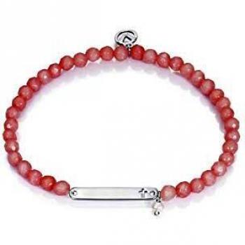 Viceroy Pulsera infantil Jewels 4069P000-07 plata y ágatas rosa