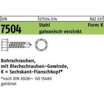 Stahlbohrschrauben DIN 7504, 100er Pack