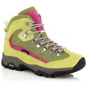 KIMBERFEEL Denali Botas de Senderismo, Piel, Suela Vibración, Mujer, Verde, 36 EU