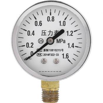 Y60 Shockproof Pressure Gauge 0-1.6MPA