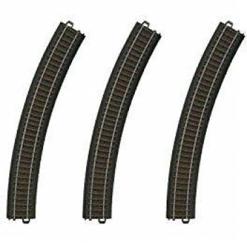 Ensemble de 3 éléments de voie courbe – MARKLIN START UP – 20330 – R3 515 mm – 30° – 3R