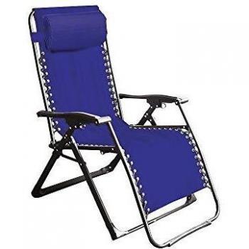 Silla de descanso XXL con acolchado y gravedad cero