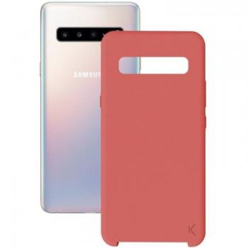Funda Semirrígida para Samsung Galaxy S10 Color Rojo