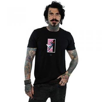 Marvel Comics Black Widow Roof Jump T-Shirt Large