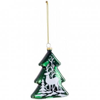Pendaglio Pino Verde 12x Reindeers