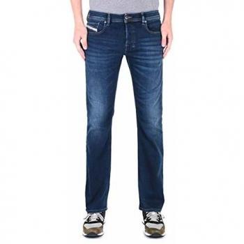 Pantaloni Diesel Vaqueros Zatiny Bootcut Regular Fit Azul Oscuro Enjuague Denim Jeans