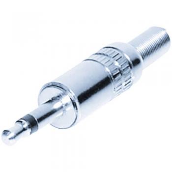 Klinken-Steckverbinder 3.5 mm Stecker, gerade 2-polig