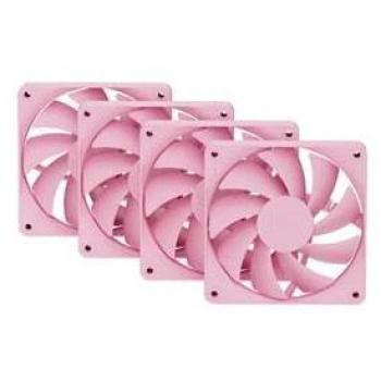 Hyte 120mm Pink PWM Fans – 4-Unit Set for PC Cooling