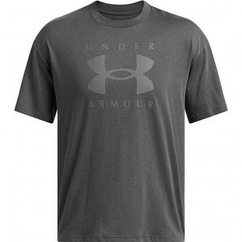 Under Armour Heavyweight Oversized 2‑Tone T‑Shirt – Castlerock / Titan Gray, M