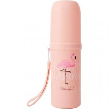 Cartoon Travel Toothbrush Cup with Mouthwash Holder
