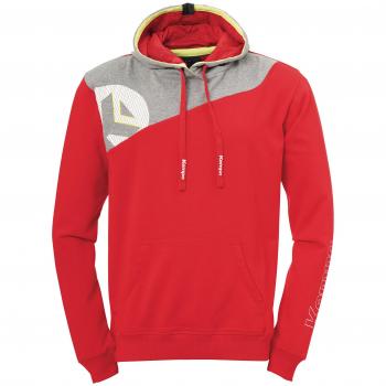 Kempa Core 2.0 Red and Dark Grey Hoodie