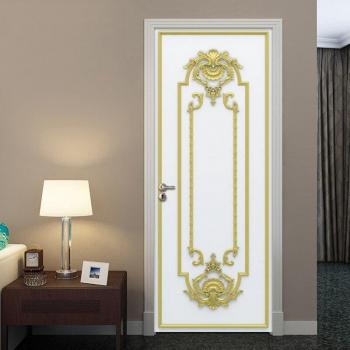 3D Door Mural Stickers for Living Room and Bedroom Decor