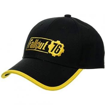 Yellow Logo Adjustable Hat – Difuzed Fallout 76, Black