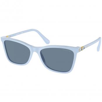Óculos de Sol Azuis Femininos Swarovski SK6004F Asian Fit