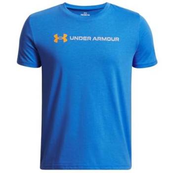 UA Kid's Logo Wordmark T-Shirt (Blue)